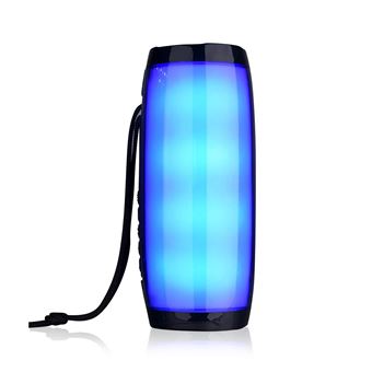 Coluna Portátil DAM TG-157 com Luzes LED Dinâmicas | Bluetooth 4.2 - Preto - 1