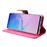 Capa Magunivers PU sarja rosa para Samsung Galaxy S10_3