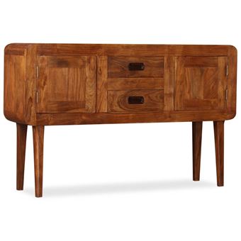 Aparador vidaXL | Madeira Maciça com Acabamento em Sheesham | 120x30x75cm - 1