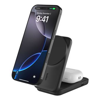 Carregador de Dispositivos Móveis Belkin Qi2 | Preto - 1