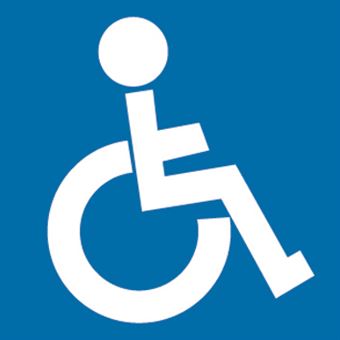 Autocolante Sinalização Apli 839 Deficientes - 1