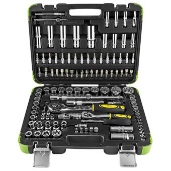 Jogo de chaves de tubo JBM 52979 | Verde, Prateado - 1