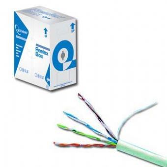 Cabo de Rede Gembird CAT5e UTP LAN cable (CCA), stranded, 1000 ft | Cinzento - 1