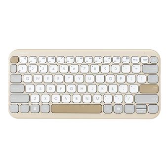 Teclado Wireless ASUS Marshmallow Keyboard KW100 | Idioma: Alemão | Bege, Cinzento, Branco - 1