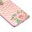 Capa TPU padrão de diamante 3D flores cor de rosa para Apple iPhone 8 Plus/7 Plus_3