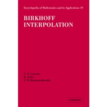 Birkhoff Interpolation - Paperback - 2009 - 1