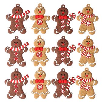 Pendente Clássico de Boneco de Gengibre V-REEL Modelo C | Amarelo - 1