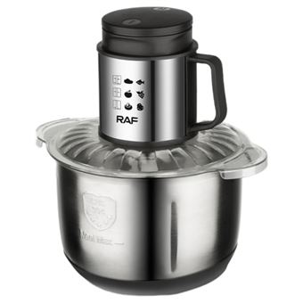 Moedor de Carne 5L RAF R7025 | Alta Potência | Prateado - 1