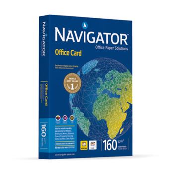 papel para impressão Navigator OFFICE CARD  A4 (210x297 mm) Fosco Branco - 1