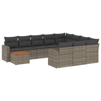 Banco para Exterior VidaXL 3224296 | Cinzento escuro - 1