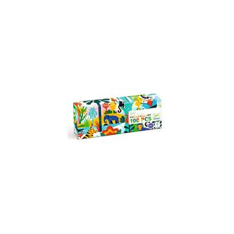 Puzzle DJECO Animais Jungle | 100 Peças - 1