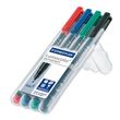 Marcador Permanente Staedtler Lumocolor 318 WP4 | Preto