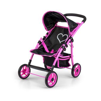 Carrinho de Bonecas Milly Mally Natalie Prestige Black - 1