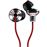 Auriculares Atomic Floyd HiDefDrum+Remote Preto, Vermelho, Prateado_2