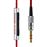 Auriculares Atomic Floyd HiDefDrum+Remote Preto, Vermelho, Prateado_3