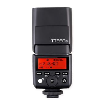Flash e iluminação para câmaras godox tt350s flash compacto preto - 1