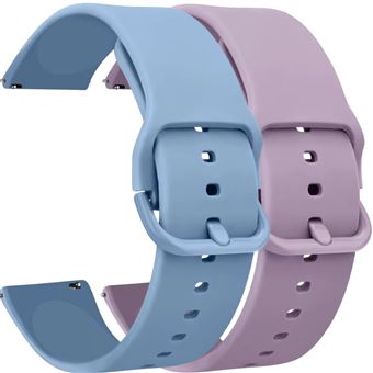 Kit 2 Braceletes Vivatone Antiimpacto para Huawei Watch Ultimate | Azul e Lavanda - 1