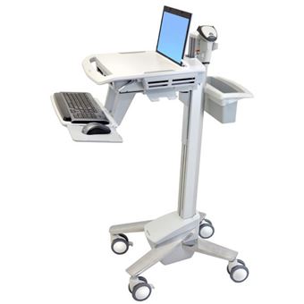 Mesa & suporte audiovisual Ergotron StyleView EMR Laptop Cart | Branco - 1