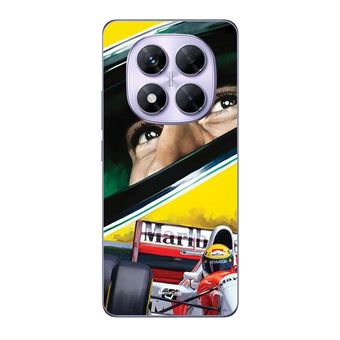 Capa Maniacase para Xiaomi Redmi Note 14 Pro 5G | F1 Ayrton Senna Mclaren Legend Fórmula 1 - 1