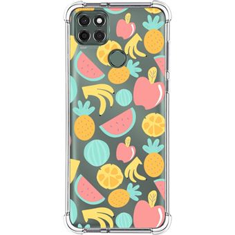 Capa Tumundosmartphone de silicone anti-choque para Motorola Moto G9 Power design Frutas 02 Desenhos - 1