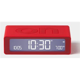 Despertador LEXON Flip Mini | Vermelho - 1