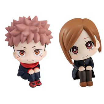 Figura Anime Jujutsu Kaisen EZII Itadori Yuji Kugisaki Nobara 10 BROWN 2 em 1 - 1
