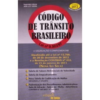 Código De Trânsito Brasileiro. Contendo A Nova Lei Seca - 1
