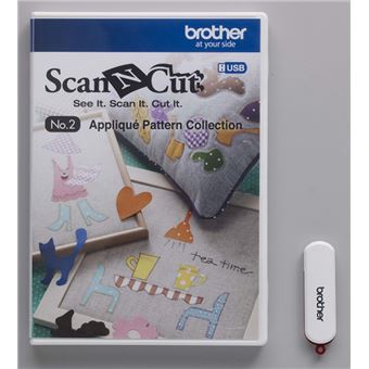 USB com Padrões para Aplicações Brother ScanNcut - 1