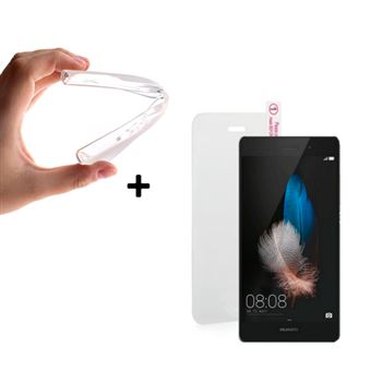 Capa Silicone Auritel + Película para Huawei P8 Lite - 1