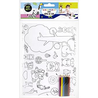 Livro-Pôster Para Colorir: Selva - 1