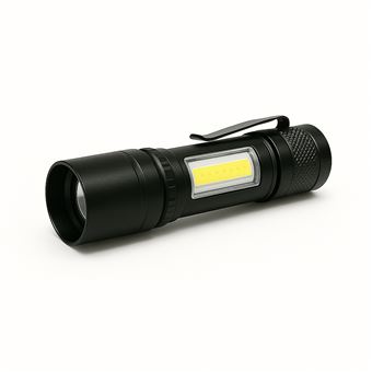 Lanterna LED Compacta SANDA SD-5631 | Recarregável | Preto - 1