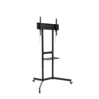 Suporte para Tv TooQ Suporte de chão com rodas para ecrãs de 37"-70" | Preto - 1