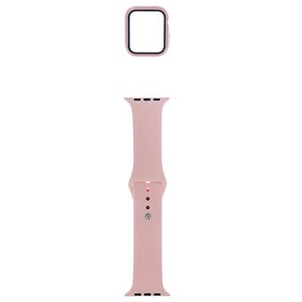Bracelete + Caixa de Proteção Skyhe para Apple Watch | 40 mm - Rosa Creme - 1