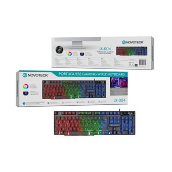Teclado Luminoso NOVOTECK JX-004 | Português - 1