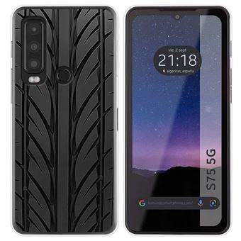 Capa de silicone TUMUNDOSMARTPHONE para CAT S75 5G | desenhos pneus - 1