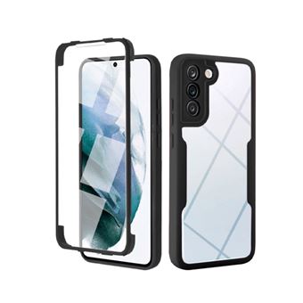Capa Anti-Crash 360 Protection á Prova de Choque Frente e Verso para Samsung Galaxy S22+ Plus 5G - Preto - 1
