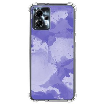 Capa Tumundosmartphone de silicone anti-choque para Motorola Moto G13 design aquarela 01 desenhos - 1