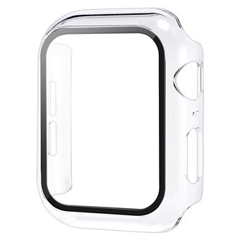Capa Protetora HSMY Duro com Protetor de Ecrã para Apple Watch Series 3/2/1 38 mm - Transparente - 2 Peças - 1