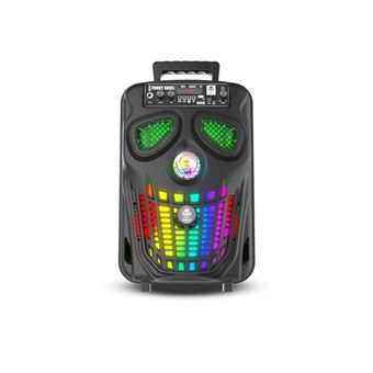 Coluna Portátil iDance Funky Skull FS400 | Preto - 1