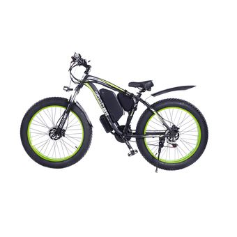 Bicicleta Elétrica AEE GOGOBEST GF700 | 50KM/h | 500W*2 Motor | Pneus 26'' | 48V | 17.5AH - Verde - 1