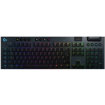 Teclado Gaming Wireless Logitech G G915 LIGHTSPEED- GL Tactile | Idioma: Alemão | Preto - 1