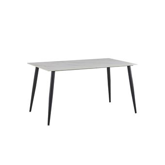 Mesa Ideia Home Design Roby | LAP 140 x 75 x 80 cm | Marmore - Preto - 1