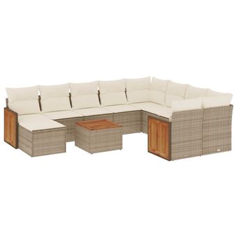 Conjunto de Mobiliário de Exterior VidaXL 3260644 - 1