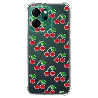 Capa Tumundosmartphone de Silicone à Prova de Choque para Oppo Reno 14 F / 14F 5G | Cherry Design Drawings - 1