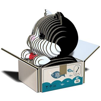 Puzzle 3D Eugy Gato CAT Tuxedo | 7 Peças - 1