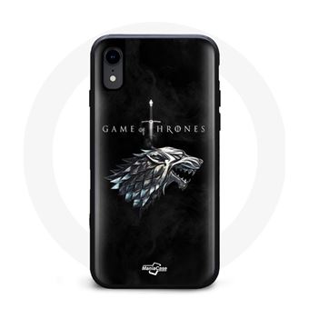 Capa Maniacase para Iphone X Game Of Thrones Temporada 8 Le Trône de Fer La Maison Stark Logotipo L'Inverno Arrive - 1