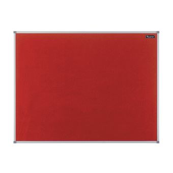 Quadro de Avisos Fixo Nobo Basic | Vermelho - 1