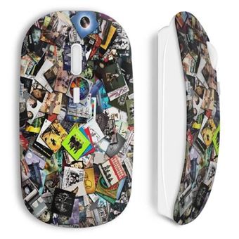 Rato Wireless Maniacase Cds de Música Rock Mouse - 1