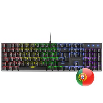 Teclado Gaming com Fios Mars Gaming MK422 | Idioma: Português | Preto - 1