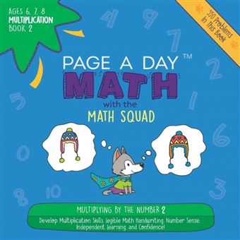 page ADay Math Multiplication Book Paperback -